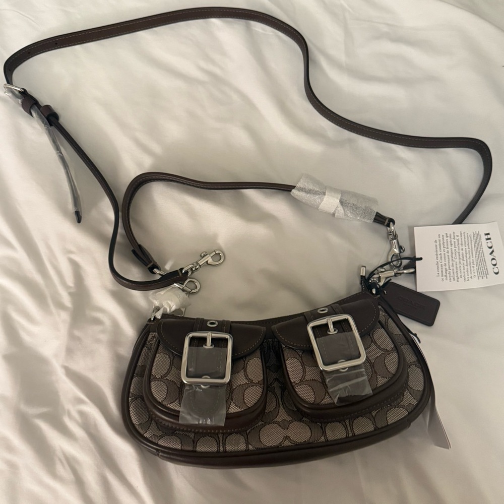 Coach Ashton Purse Bag in Signature Jacquard